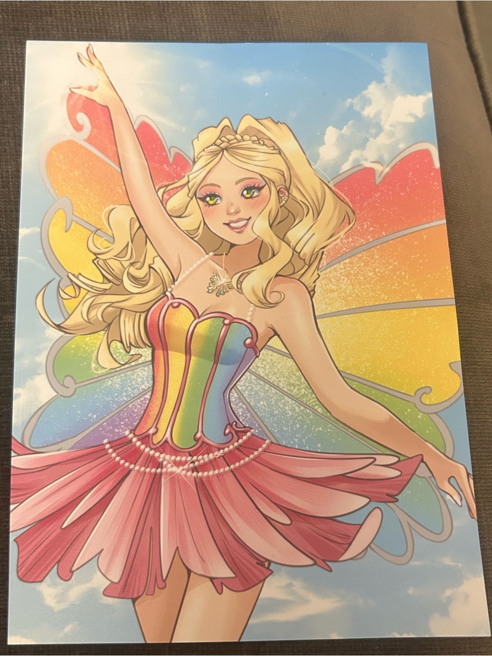Barbie Fairytopia Magic of the rainbow Elina art print